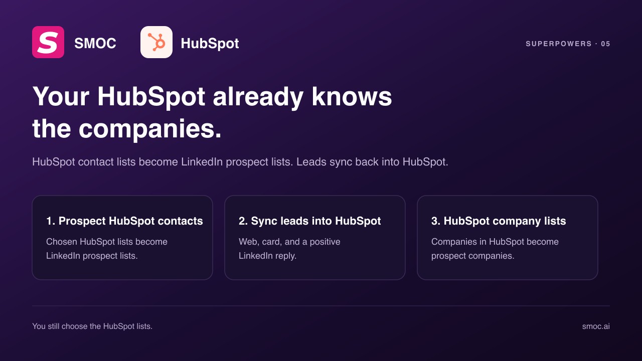 Superpowers - 5: Your HubSpot Already Knows the Companies.